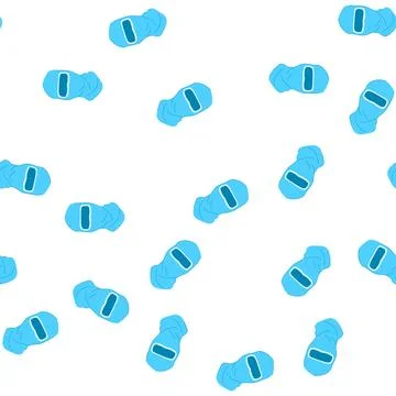 Pattern fog ski mask cartoon vector 库存插图