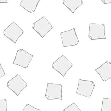 Pattern fold paper curl cartoon vector Stock Illustration