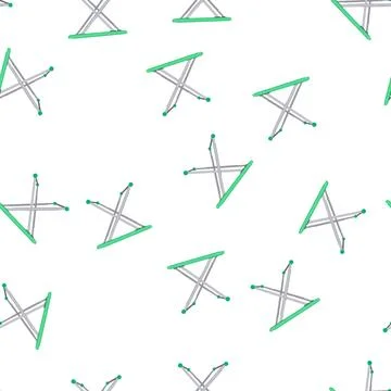 Pattern foldable folding table cartoon vector Stock Illustration