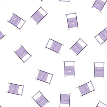 Pattern folder file cabinet cartoon vector Illustrazione stock