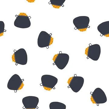 Pattern folklore leprechaun gold pot cartoon vector Stock Illustration