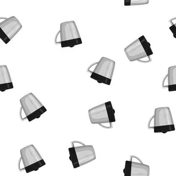 Pattern food camp cup cartoon vector イラスト素材