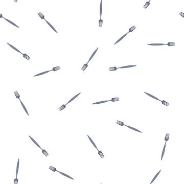 Pattern food fork cartoon vector Stock Illustration