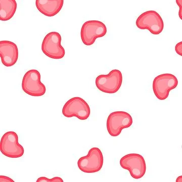 Pattern food jelly cartoon vector Illustrazione stock