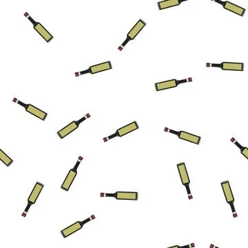 Pattern food vinegar bottle cartoon vector Stock Illustration