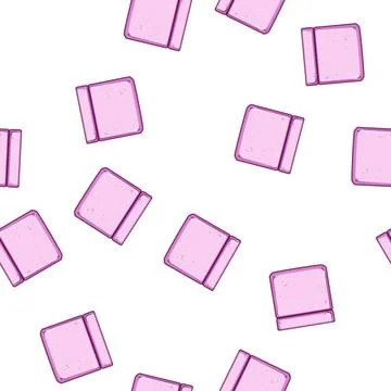 Pattern footstool pouf cartoon vector Stock Illustration