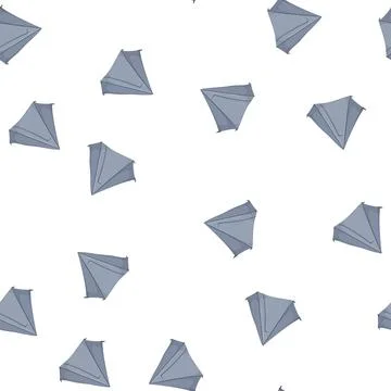 Pattern forest tent camp color icon vector Stock Illustration