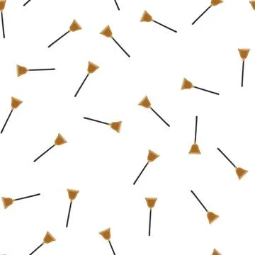 Pattern fork rake cartoon vector Illustrazione stock