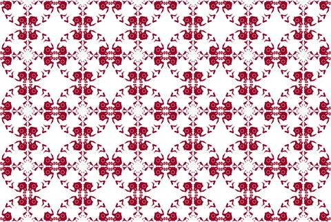 Pattern in the form of tiles of red and Burgundy colors packaging design or.. イラスト素材