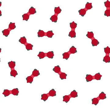 Pattern formal bow ties men cartoon vector 库存插图