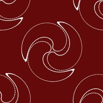 Pattern with forms of points Stock Illustration