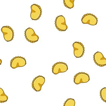 Pattern Fortune cookie with bottle cap texture concept Stock Illustration