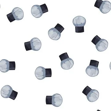 Pattern foundation cosmetic brush cartoon vector 库存插图