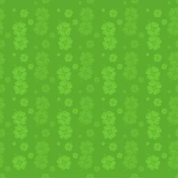 Pattern from four leaf clover - St. Patrick's day symbol イラスト素材