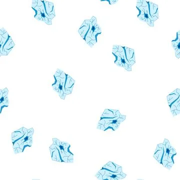 Pattern fracture ice crack cartoon vector Stockillustratie