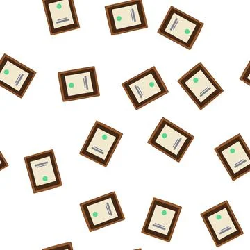 Pattern frame diploma cartoon vector イラスト素材