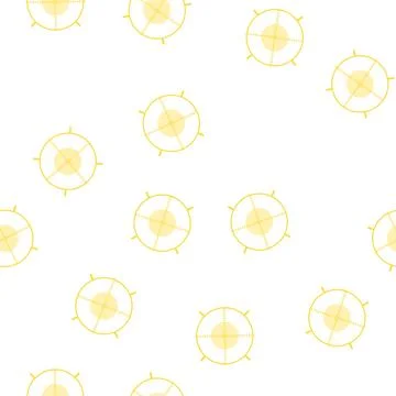 Pattern frame futuristic aim cartoon vector Stock Illustration