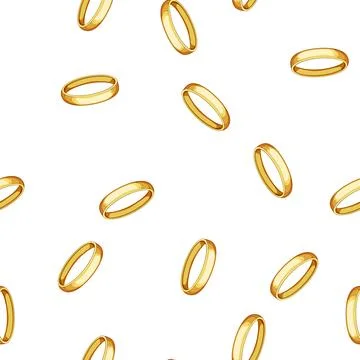 Pattern frame golden ring cartoon vector Stock Illustration