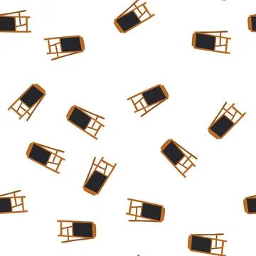 Pattern frame outdoor chalkboard cartoon vector Stock Illustration