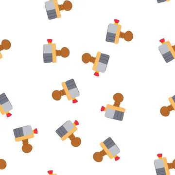 Pattern frame stamp cartoon vector Stock Illustration