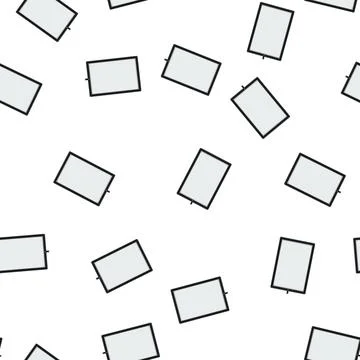 Pattern frame whiteboard school cartoon vector Stock Illustration