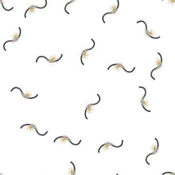 Pattern frayed broken cable cartoon vector Stock Illustration