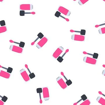 Pattern free lip gloss cartoon vector 스톡 일러스트