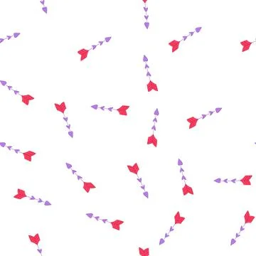 Pattern freespirited boho arrow cartoon vector Illustrazione stock
