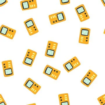 Pattern frequency oscillograph cartoon vector Illustrazione stock