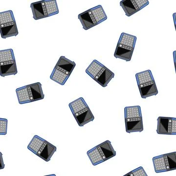 Pattern frequency oscillograph cartoon vector 스톡 일러스트