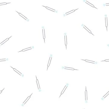 Pattern frequency tuning fork cartoon vector Stock Illustration