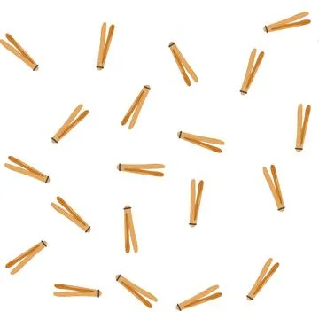 Pattern friendly bamboo utensils cartoon vector イラスト素材