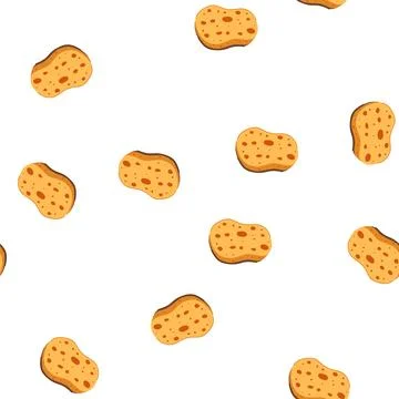 Pattern friendly biodegradable kitchen sponge cartoon vector Illustrazione stock