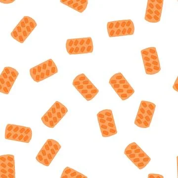 Pattern frozen ice cube tray cartoon vector Stock Illustration