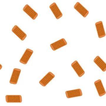 Pattern frozen ice cube tray color icon vector Stock Illustration