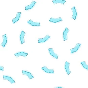 Pattern frozen ice game button cartoon vector Illustrazione stock