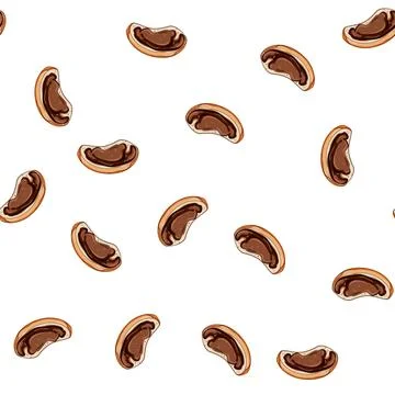 Pattern fruit toast jam cartoon vector Stock Illustration