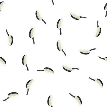 Pattern fry frying pan kitchen cartoon vector Illustrazione stock