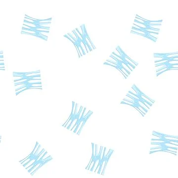 Pattern fun bubble gum cartoon vector Illustrazione stock