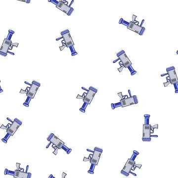 Pattern fun bubble gun toy cartoon vector 库存插图
