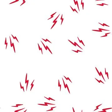 Pattern fun exclamation doodle cartoon vector Illustrazione stock