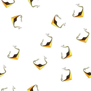 Pattern fun kite sky cartoon vector 库存插图