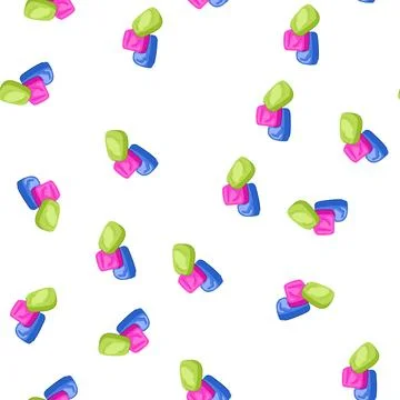 Pattern fun modeling clay toy cartoon vector 库存插图