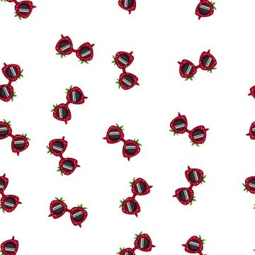 Pattern fun party glasses cartoon vector 스톡 일러스트