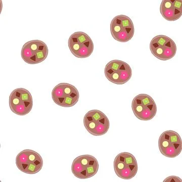 Pattern fun puzzles toy cartoon vector 库存插图