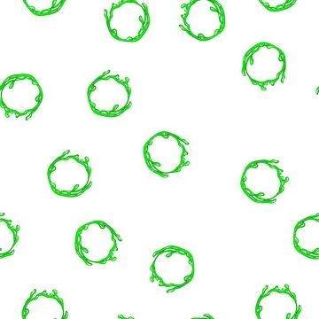 Pattern fun slime frame cartoon vector イラスト素材