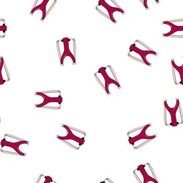 Pattern fun slingshot cartoon vector イラスト素材