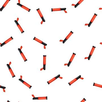 Pattern fun water gun toy cartoon vector Illustrazione stock