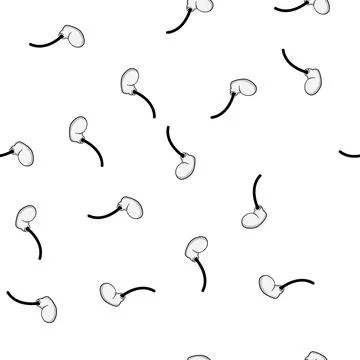 Pattern funny cartoon leg cartoon vector Illustrazione stock