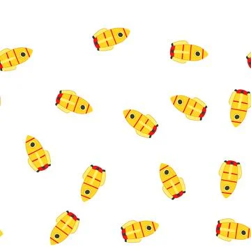 Pattern future rocket toy cartoon vector 스톡 일러스트
